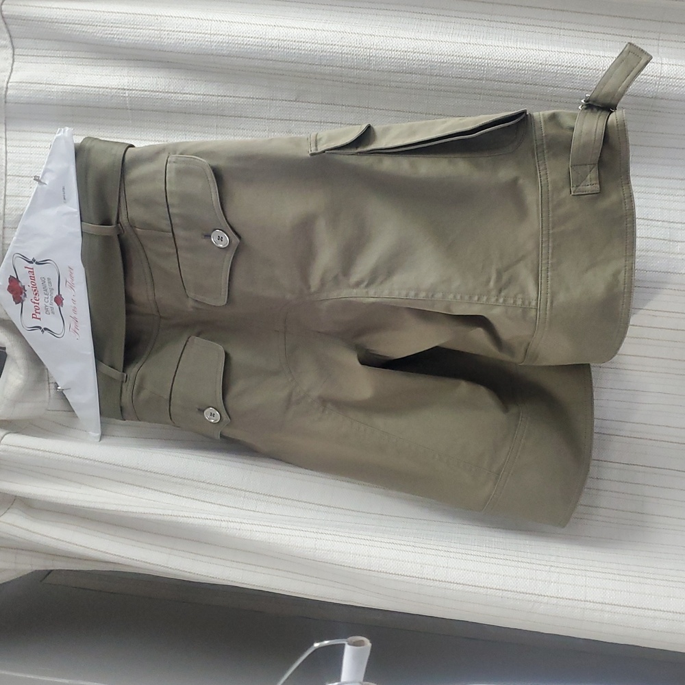 Burberry Cargo Shorts Khaki Green ITALY Size 34 - Picture 7 of 8